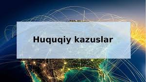 kazuslar to'plami huquq